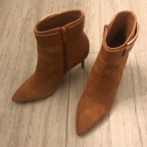 Calvin Klein Georgene leather booties size 6.5 NEW